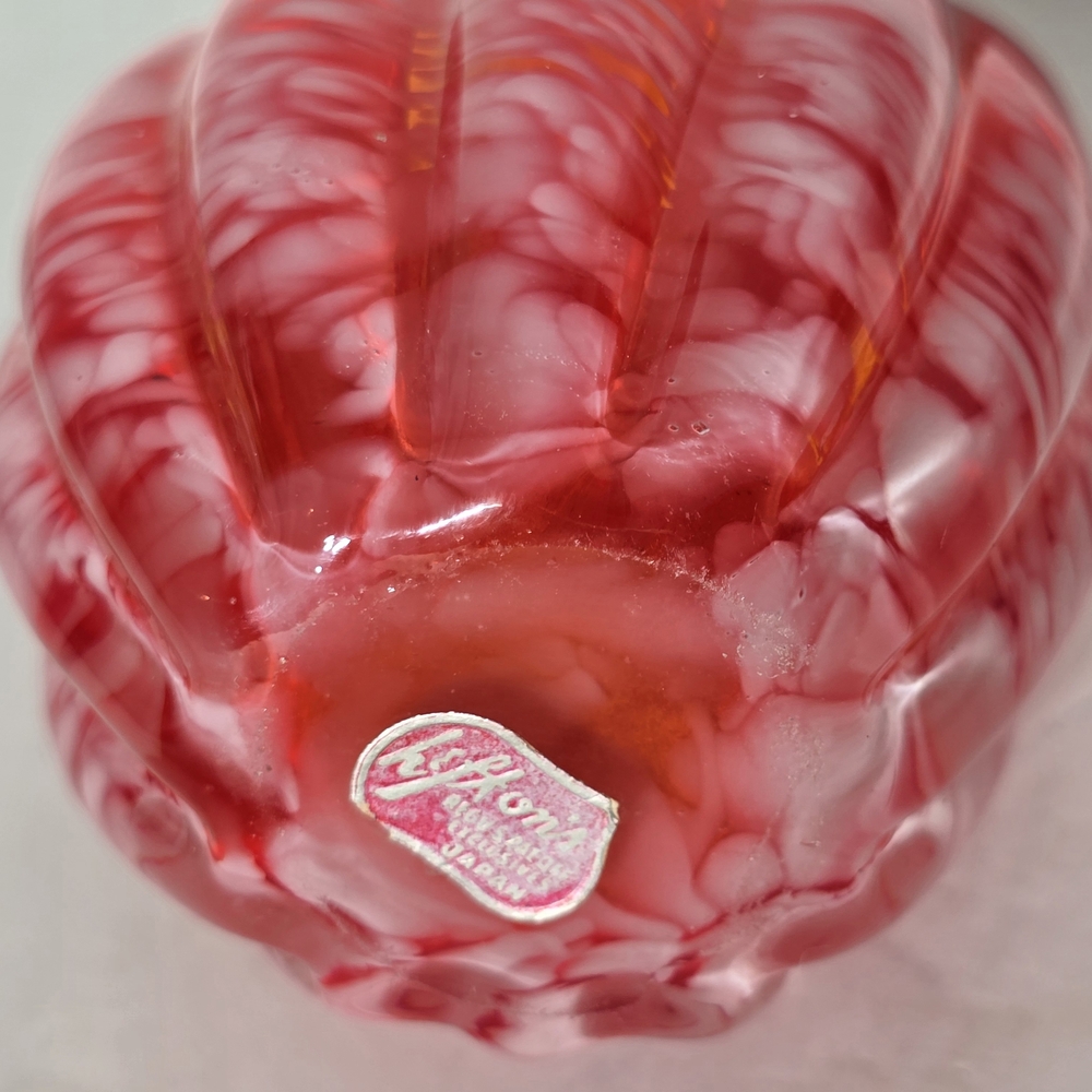 Lefton Red Glass Pitcher - Picture 8 of 13